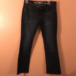 Barely Boot Slim Fit Low Rise Express Jeans